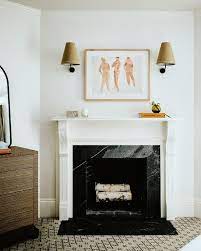 Black Marble Fireplace Surround Design