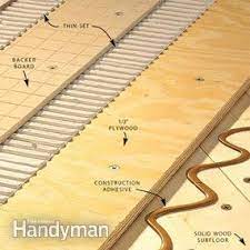 Dry fit subfloor panels to see how they lay out (image 2). How To Install Tile Backer Board On A Wood Subfloor Diy