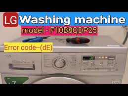 f10b8qdp25 lg washing machine error