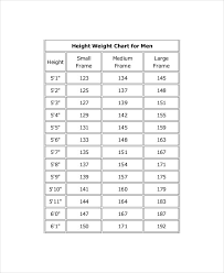 height and weight chart templates for