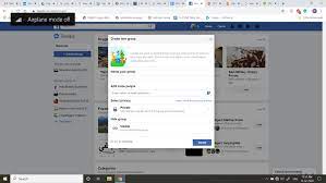 steps to create a facebook page group
