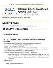 course syllabus ucla ucla extension