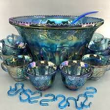 elegant glass bowl cups ladle