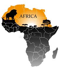 Continente África ilustração do vetor. Ilustração de reservado - 29527326