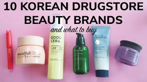 my top 10 korean skincare brands and