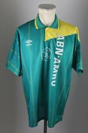Kaufen sie jetzt ajax amsterdam im geomix fußball shop. Ajax Amsterdam Trikot Gr Xl 1991 1993 Jersey Umbro Away Shirt 90s Vintage Grun Ebay