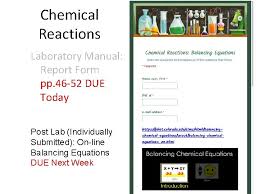 Chem 108 Lab Week 11 Sign In To