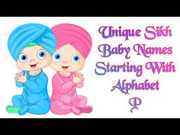 unique sikh baby names starting with p