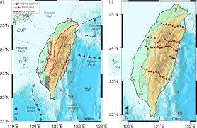 a geologic and tectonic map of taiwan