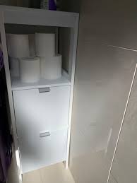 nearly new bathroom cabinet from aldi