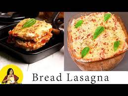 bread lasagna recipe vegetable bread