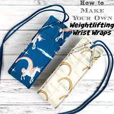 diy weightlifting wrist wraps pattern