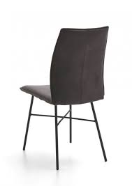 Der stuhl ist bezogen mit strapazierfähiger microfaser in mehreren farben und hat eine tolle optik. Niehoff Stuhl 7351 Capri Gestell Eisen Schwarz Microfaser Anthrazit