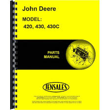 john deere 420 tractor parts manual