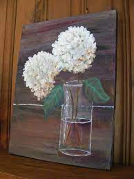 Hydrangeas Art Flower Painting