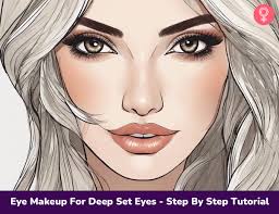 how to apply makeup for deep set eyes