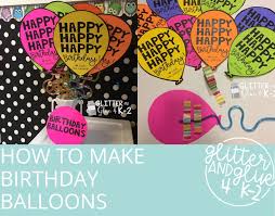 Celebrate your dear ones' birthday with the best happy birthday balloons available then don't worry, you can still do something special for your dear ones with the best birthday balloons. How To Make Birthday Balloons Glitter And Glue 4 K 2