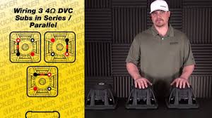 So i looked at the wiring on the sub and here's what i found: Subwoofer Wiring Three Dvc Subs In Series Parallel Youtube