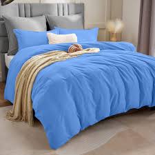 Plain Dyed Duvet Quilt Cover With