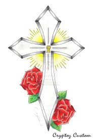 All you will need is a pencil, an eraser, and a sheet of paper. Cross And Roses By Cryptoz On Deviantart Cross Wallpaper Cross Drawing Easy Drawings