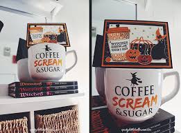 Glittery halloween themed coffee cozy. How To Create A Halloween Coffee Bar Spooky Little Halloween