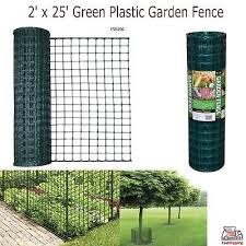 Green Plastic Garden Fence Mesh Fencing