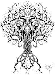 Brilliant Celtic Tree Tattoo Design By Mattius