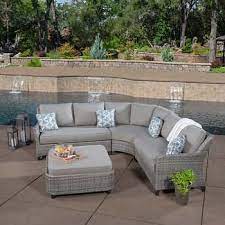 Costa 4 Piece Woven Sectional Patio