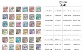 24 Right Tim Holtz Ink Chart