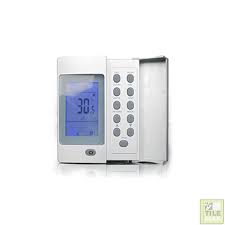 warmfloor electronic thermostat white