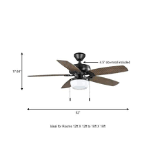 Downrod Ceiling Fan With Light Kit