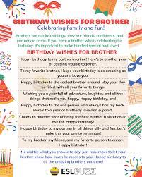 felt birthday wishes for brother