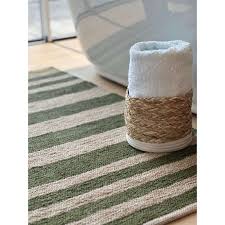 hand woven carpet madeira with stripes