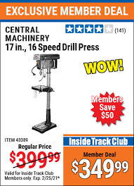 central machinery 17 in 16 sd drill