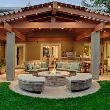 Discover 68 gorgeous patio designs, including. Backyard Patio Ideas That You Can Rely On Backyard Patio Ideas Love This Outdoor Setup Outdoor Kitchen Tu Backyard Covered Patios Backyard Patio Patio Design