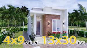 Tiny House Plans 4x9 Meters 2 Beds
