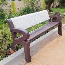 3 Seater Outdoor Concrete Garden Bench