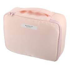 unique bargains makeup bag cosmetic travel bag case brush organizer bag for women pink uni size 9 06x6 61x3 15