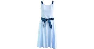 Trachten Dress With Bow Light Blue 40