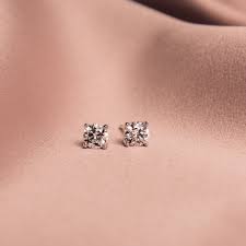 cherish diamond earrings tailored jewel