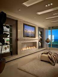 Electric Fireplace Under A Tv