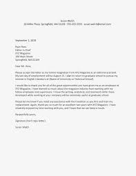 resignation letter exle