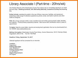 Library Job Cover Letter Magdalene Project Org