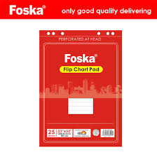 Foska New Item 80gsm Flip Chart Paper Pad