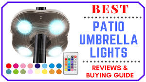 best patio umbrella lights reviews
