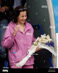Colombian politician Clara Rojas waves after her arrival to Bogota airport  January 13, 2008. The Revolutionary Armed Forces of Colombia, or FARC,  rebels on January 10 freed Colombian politicians Clara Rojas and