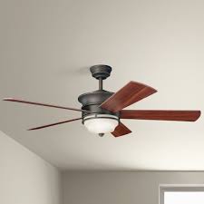 Kichler Ceiling Fan With Light Kit In Bronze Finish At Destination Lighting