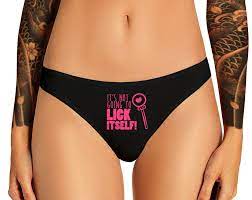 Its Not Going to Lick Itself Panties Funny Sexy Slutty Naughty - Etsy