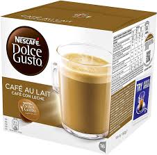nescafe dolce gusto coffee with milk in