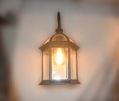 glass outdoor wall lamp light
